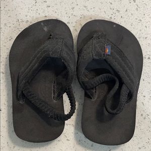 Baby/toddler rainbow flip flops